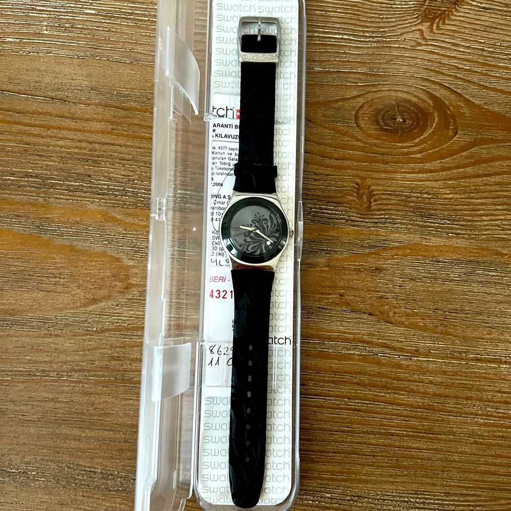 Swatch Classic floral watch